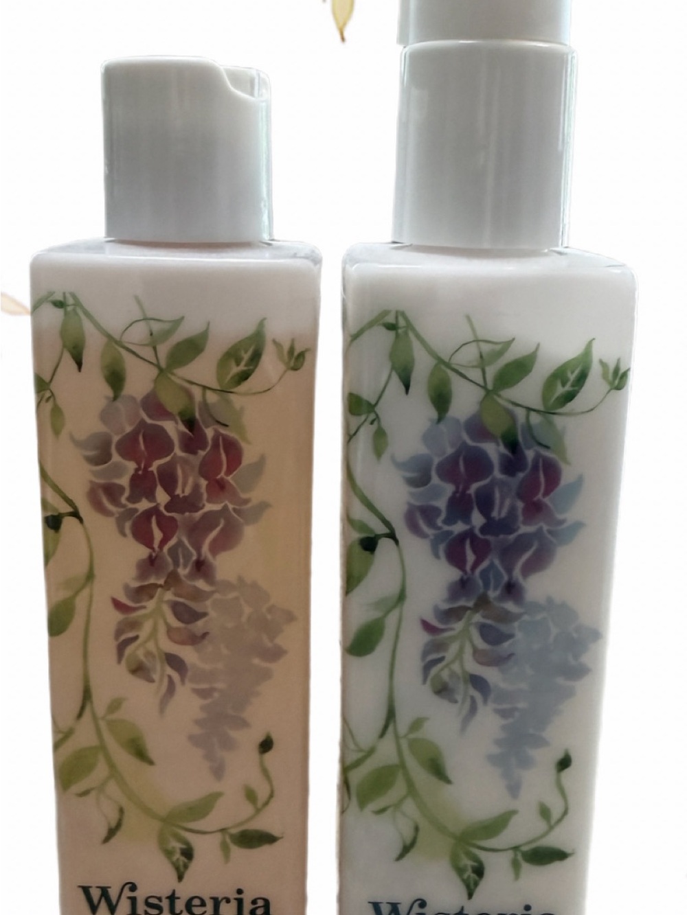 Crabtree & Evelyn Wisteria Body Wash and Lotion Duo, 8.5 and 8.3 oz